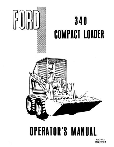 ford 340 skid steer manual